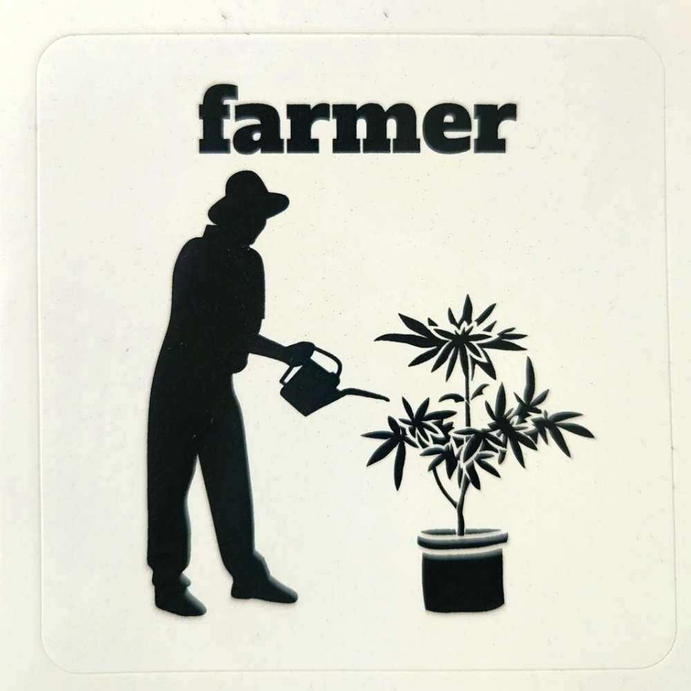 "Farmer" sticker